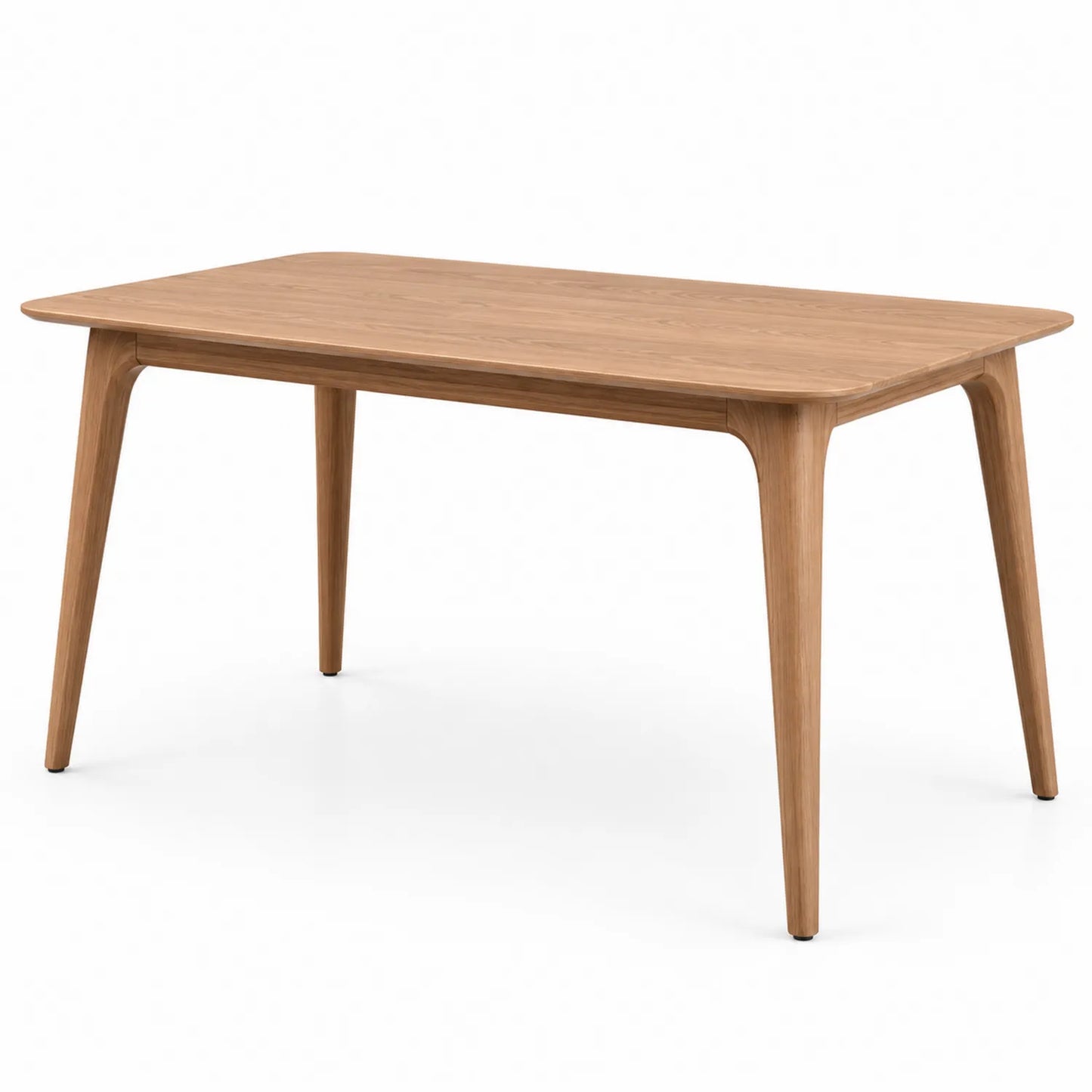 Tavolo da pranzo in legno massello di rovere 150x90x75 cm