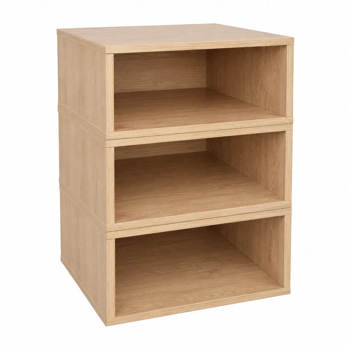 Libreria in Legno a Tre Ripiani 80x40x30 cm