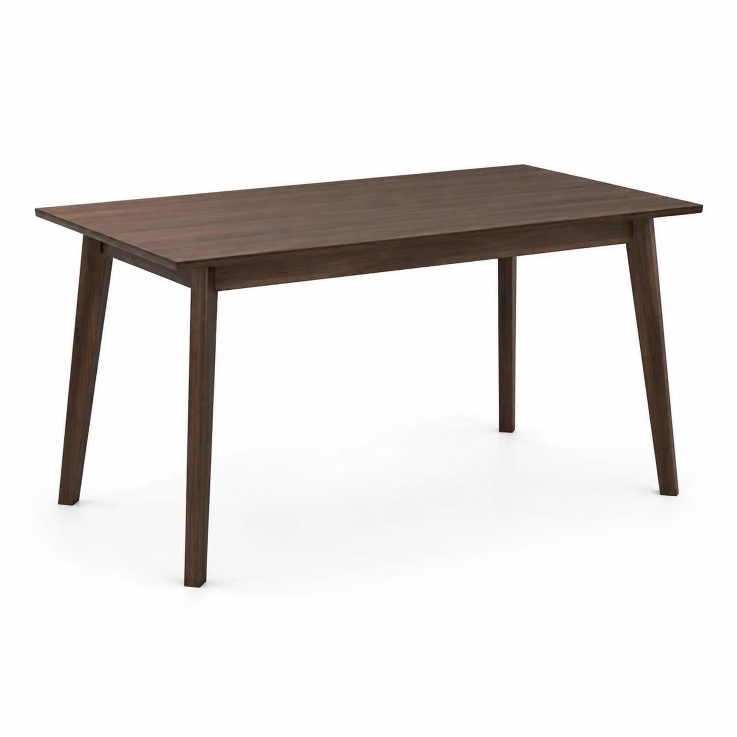 Tavolo rettangolare in legno marrone 150x90x75 cm