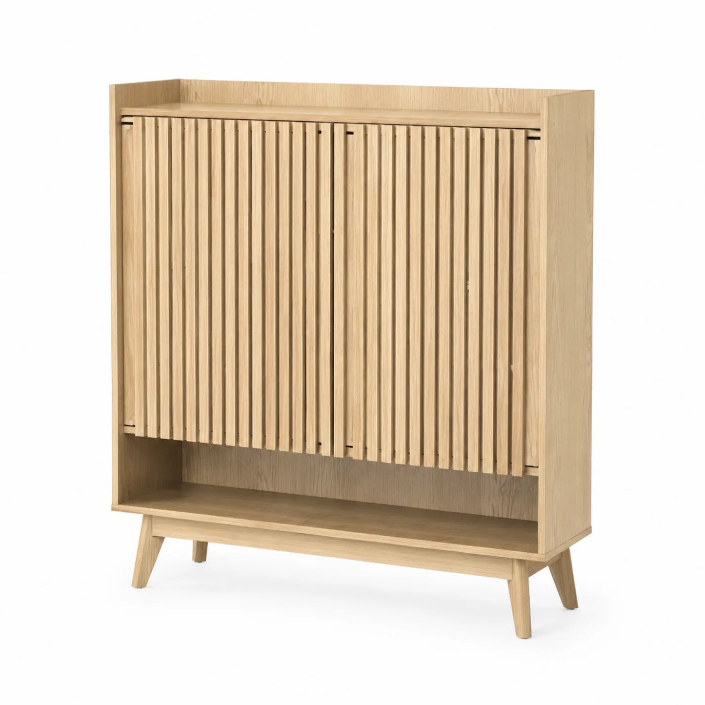 Credenza in legno di rovere a due ante
