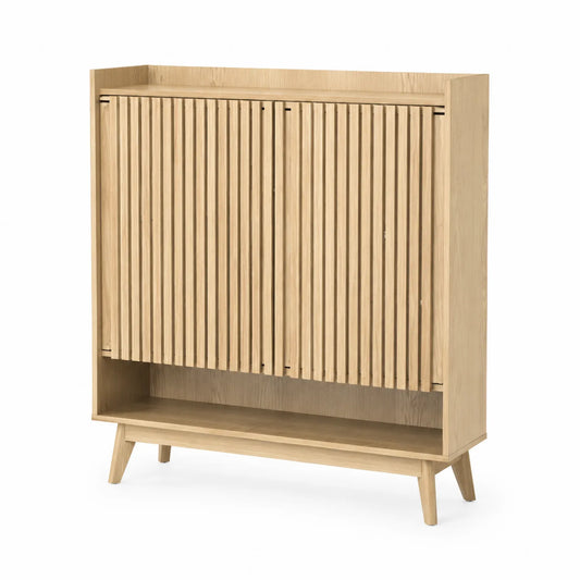 Credenza in legno di rovere a due ante