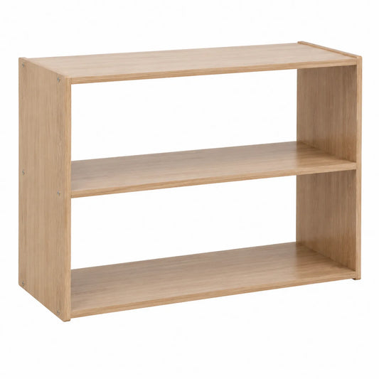 Scaffale a 2 Ripiani in Legno MDF 60x24x56 cm