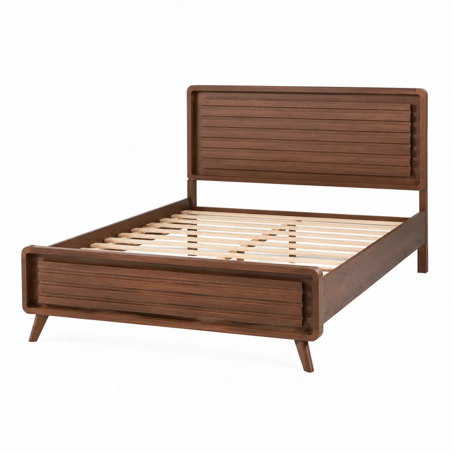 Letto Matrimoniale in Legno di Noce 200x160 cm