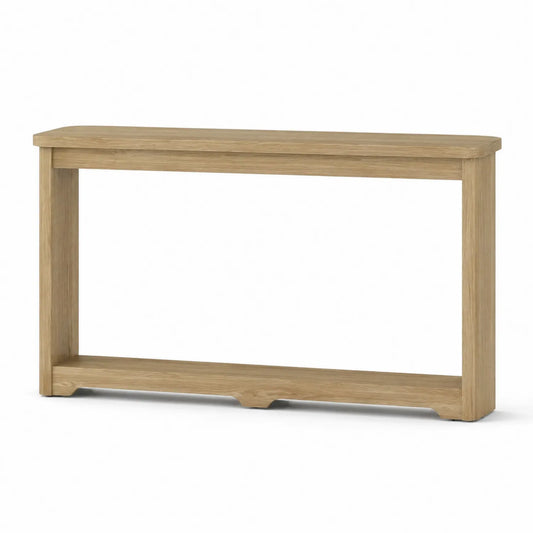 Consolle Rettangolare in Rovere Chiaro 120x80x35 cm